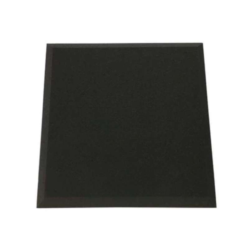 Arrowzoom Flat Bevel Adhesive Backed Acoustic Foam Panels black.