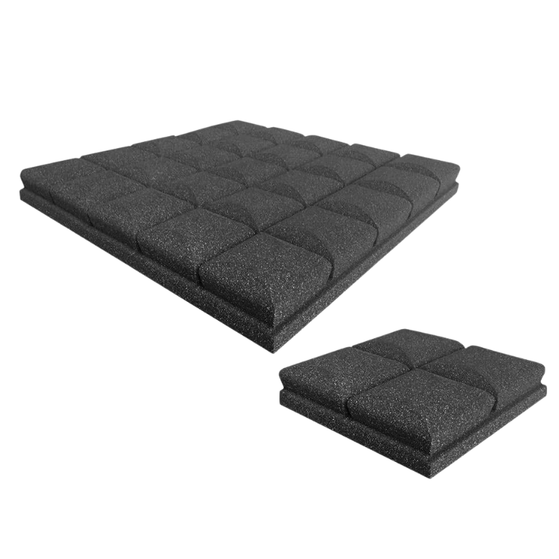 Arrowzoom Hemisphere Grid Adhesive Backed Series Acoustic Foam black.
