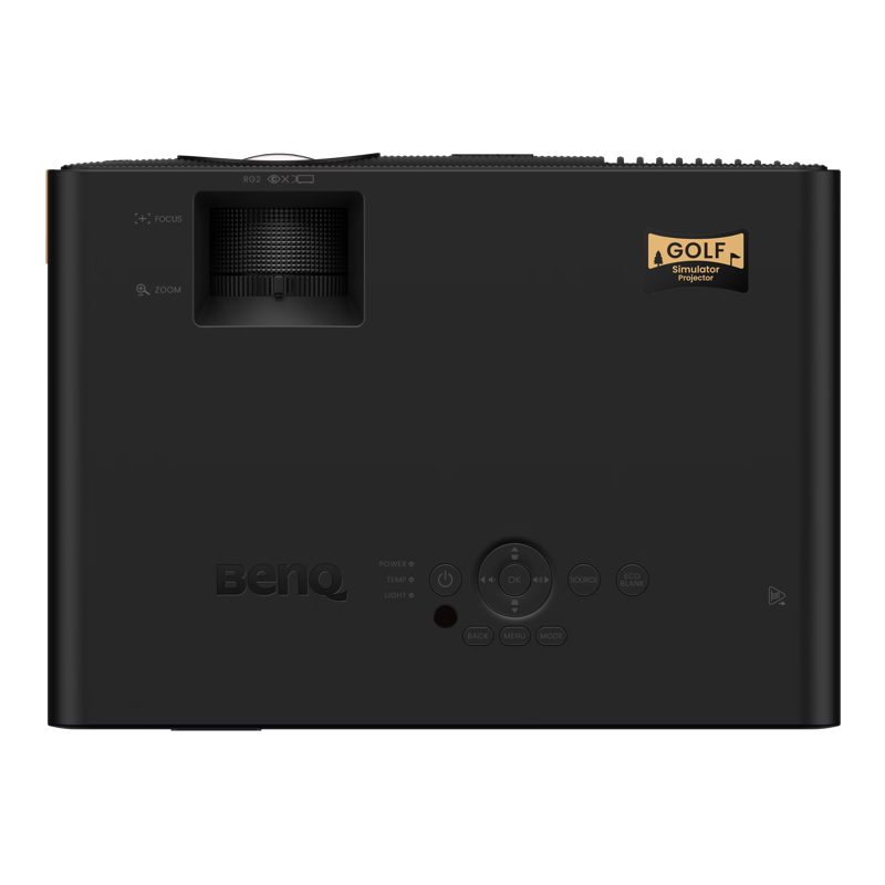 BenQ AH30ST 3000 Lumen Golf Simulator Projector top view.
