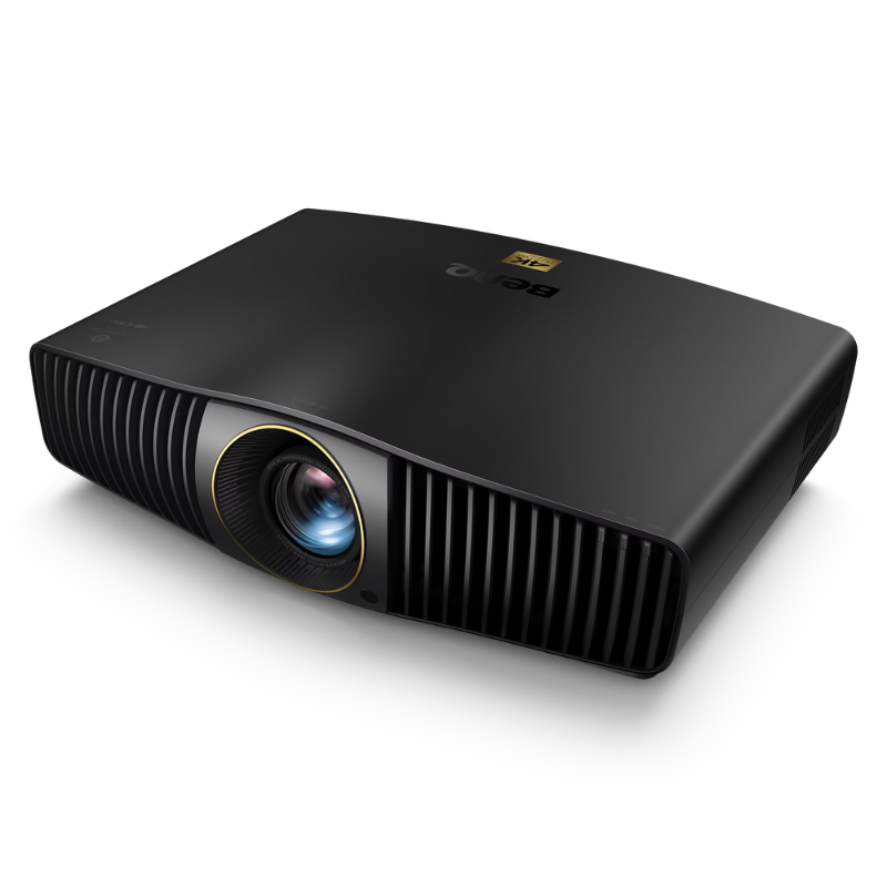 BenQ BR9708 2600-Lumen 4K Golf Simulator Projector top left angled view.