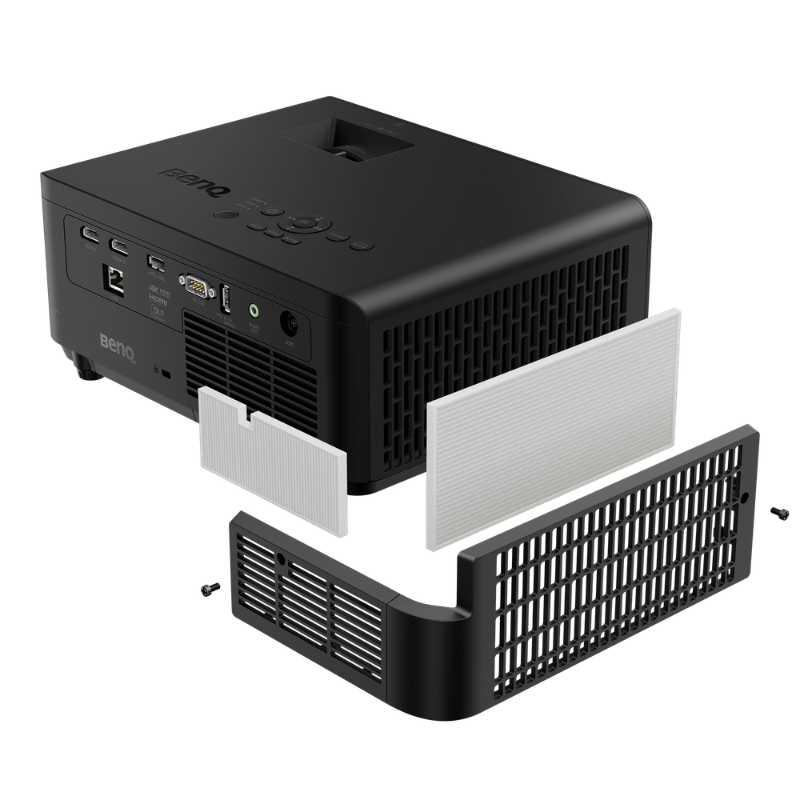 BenQ LK830ST 4000-Lumen 4K Ultra Short Throw Laser Golf Simulator Projector components.