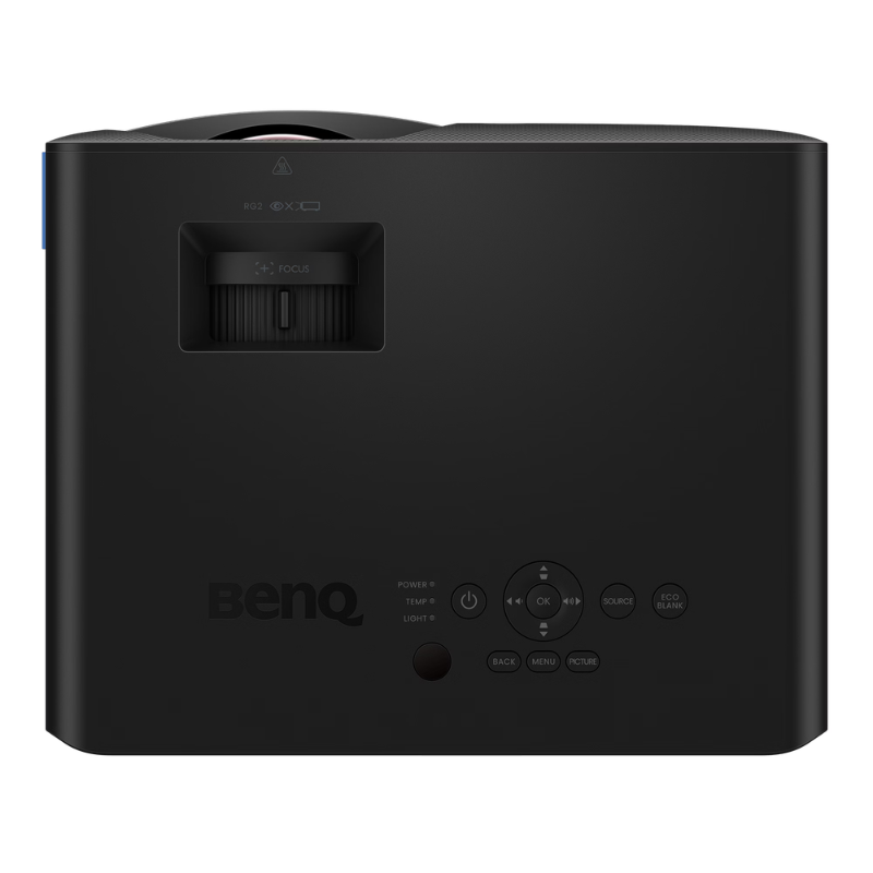 BenQ LK830ST 4000-Lumen 4K Ultra Short Throw Laser Golf Simulator Projector top view.