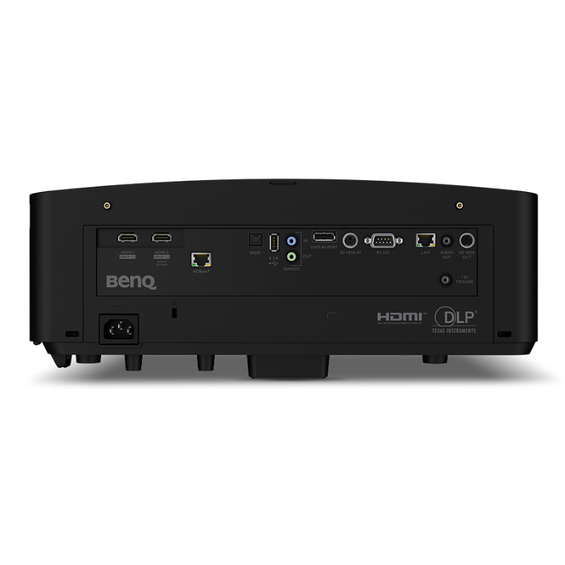 BenQ LK936ST 4K HDR Short Throw Laser Golf Simulator Projector rear view.