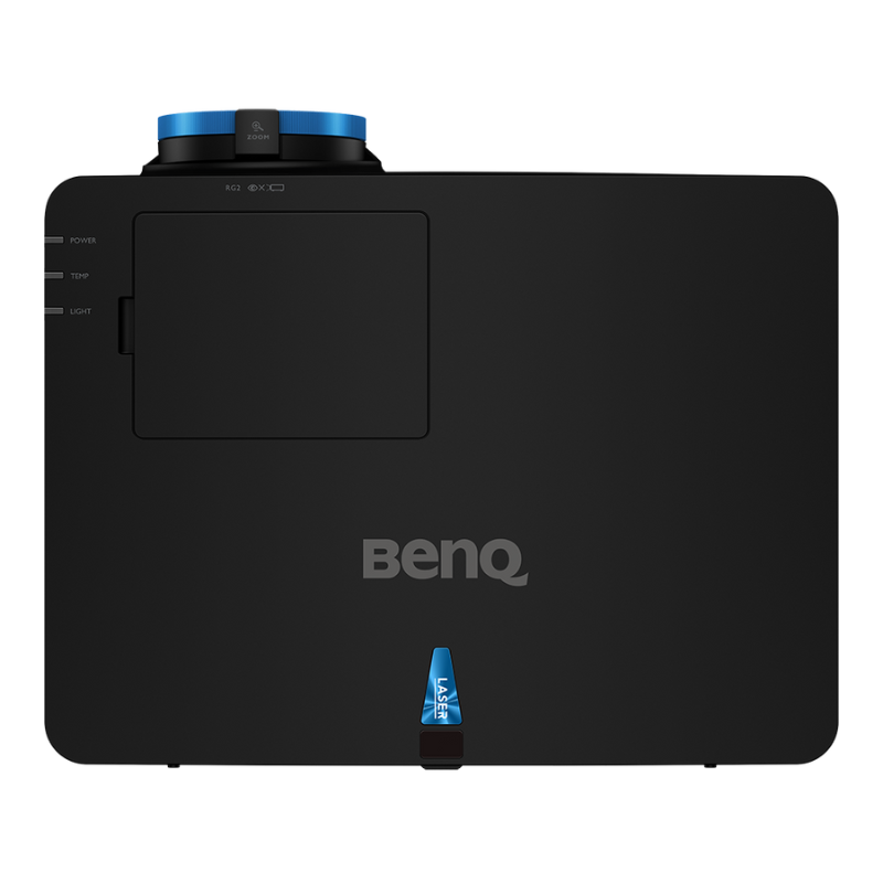 Certified Refurbished BenQ LK936ST 4K HDR Short Throw Laser Golf Simulator Projector top angle.
