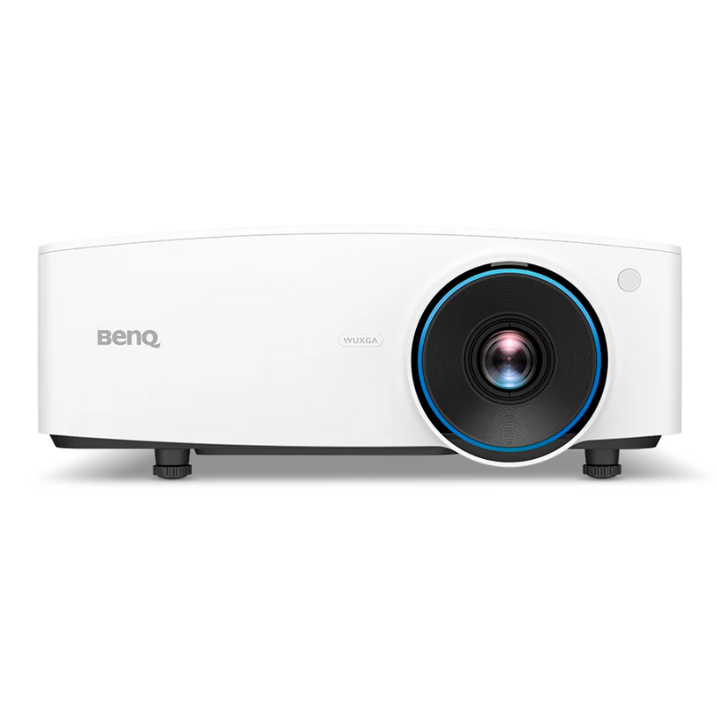 BenQ LU935 6000 Lumens Normal Throw Laser Golf Simulator Projector front angle.