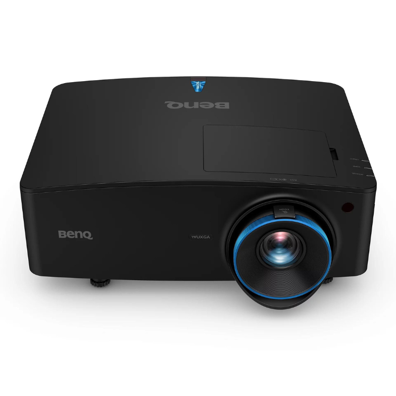 BenQ LU935ST 5500 Lumens Short Throw Laser Golf Simulator Projector front angle.