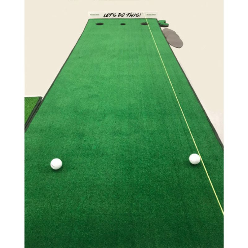 Big Moss Golf Michael Breed's "Let's Do This!" Training Green with 3 cups, string kit, break pads and golf balls.