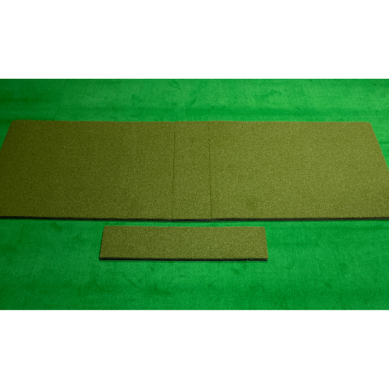 Big Moss True Launch Hitting Mat with hitting strip.