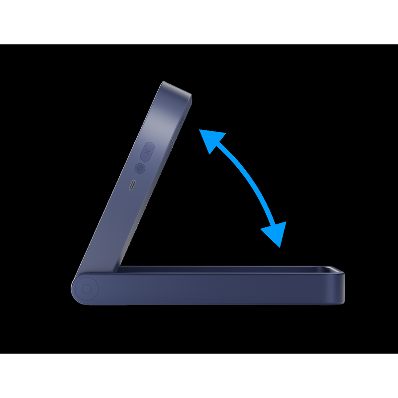 Blue Tees Rainmaker Launch Monitor angle adjustable handle profile.