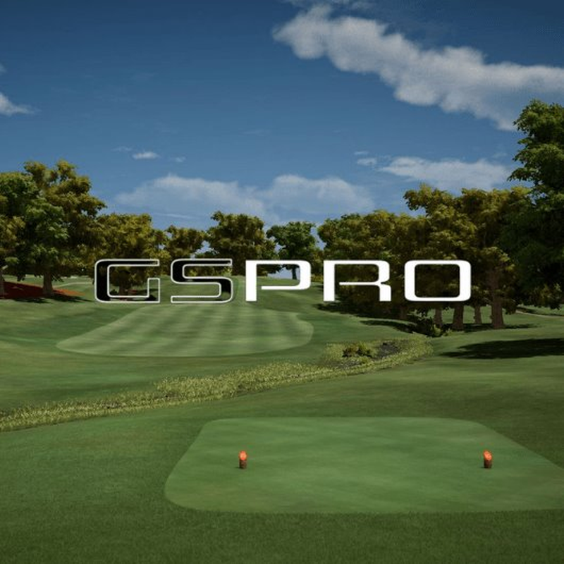 Blue Tees Rainmaker Launch Monitor gspro software compatibility.