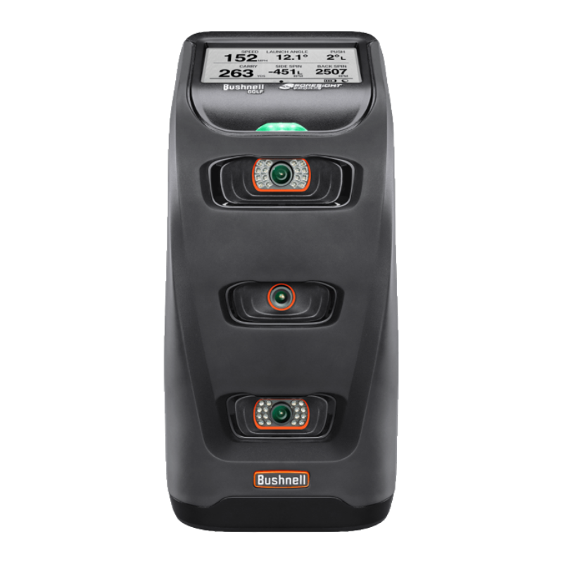 Bushnell Golf Launch Pro Launch Monitor front view.