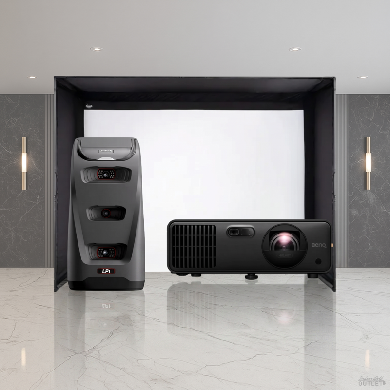 Bushnell Launch Pro Indoor DIY Golf Simulator Package.