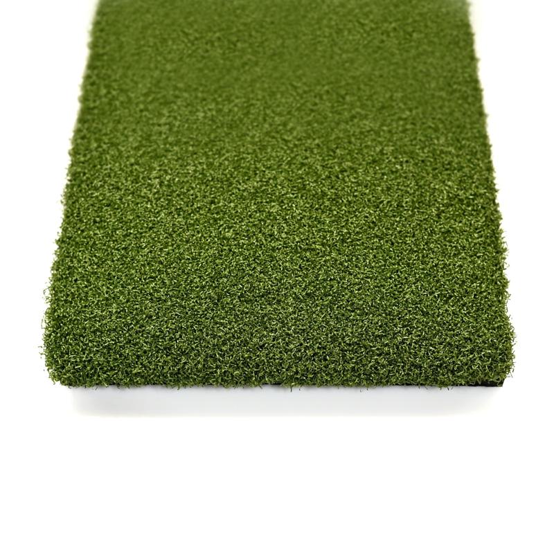 Carls Place Golf Mat Extension Strip closeup textured green turf.