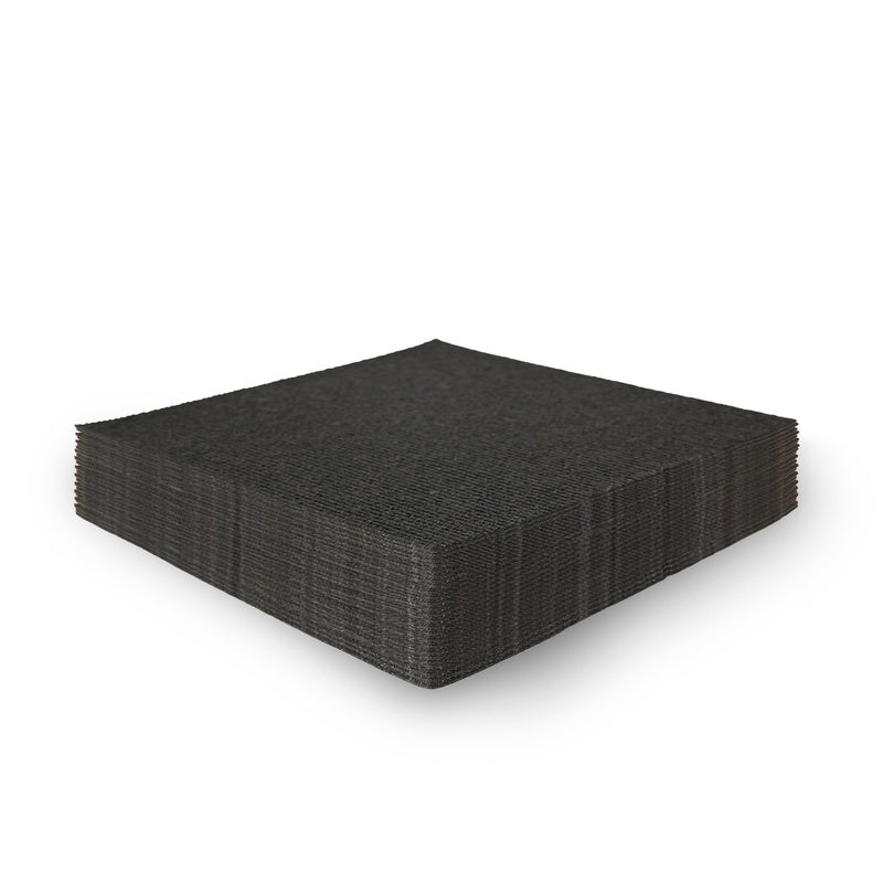 Acoustic carpet tile finishing option.