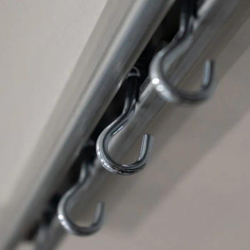 Carl's Place Golf Room Curtain with hardware hooks.