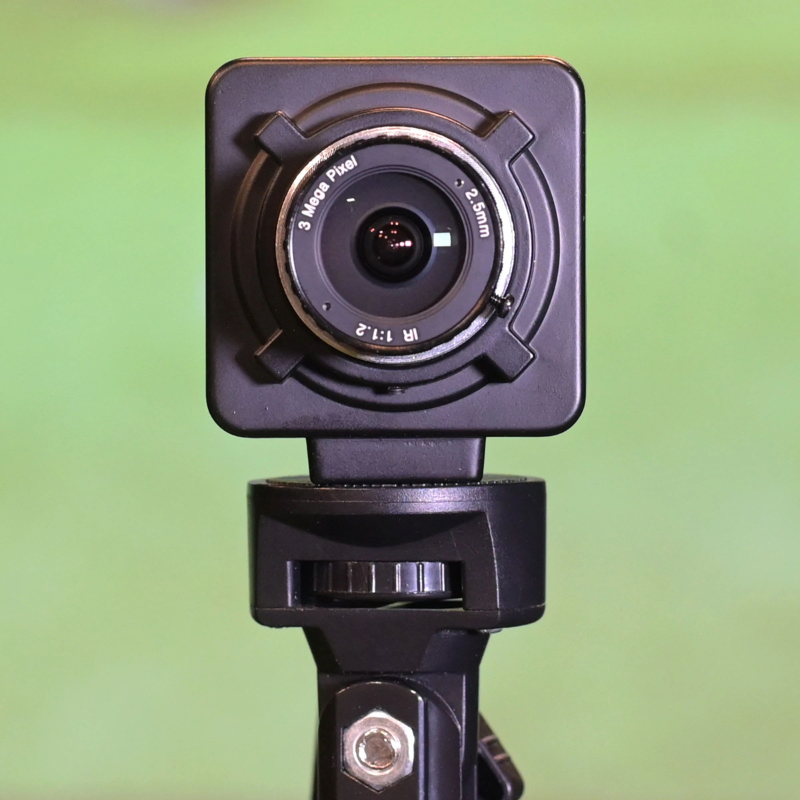 Carl's Place Golf Swing Camera front view.
