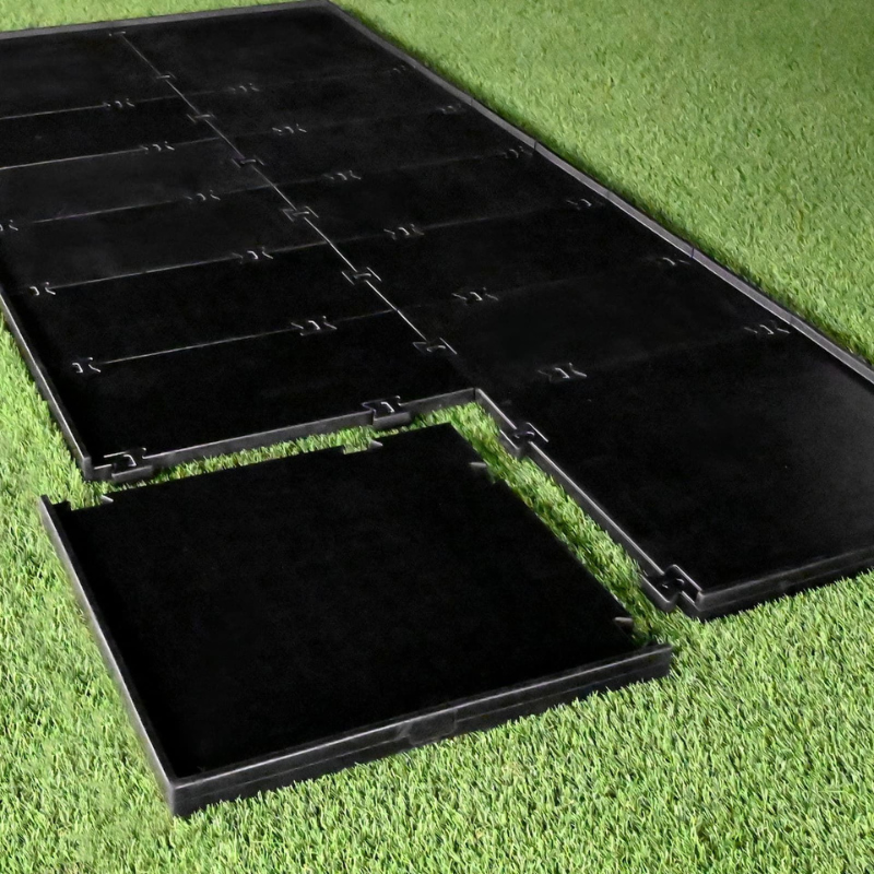 Carl's Place HotShot Golf Mat Base displayed on turf background.