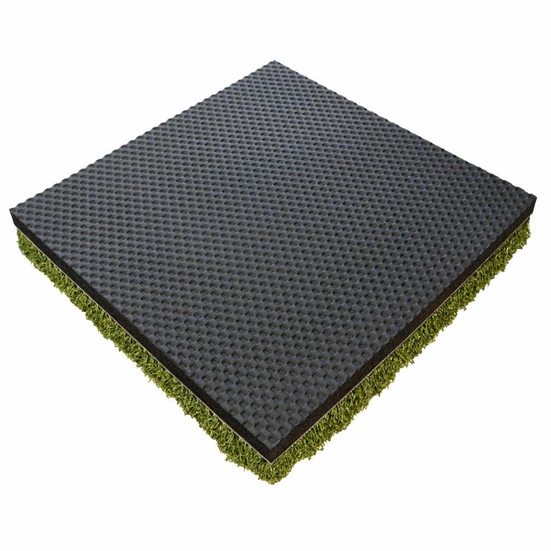 Carls Place HotShot Trouble Mat Converter bottom view black textured rubber.