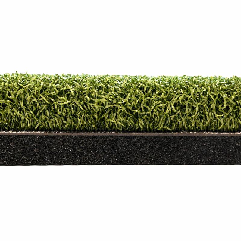 Carls Place HotShot Trouble Mat Converter side profile layered turf and rubber.