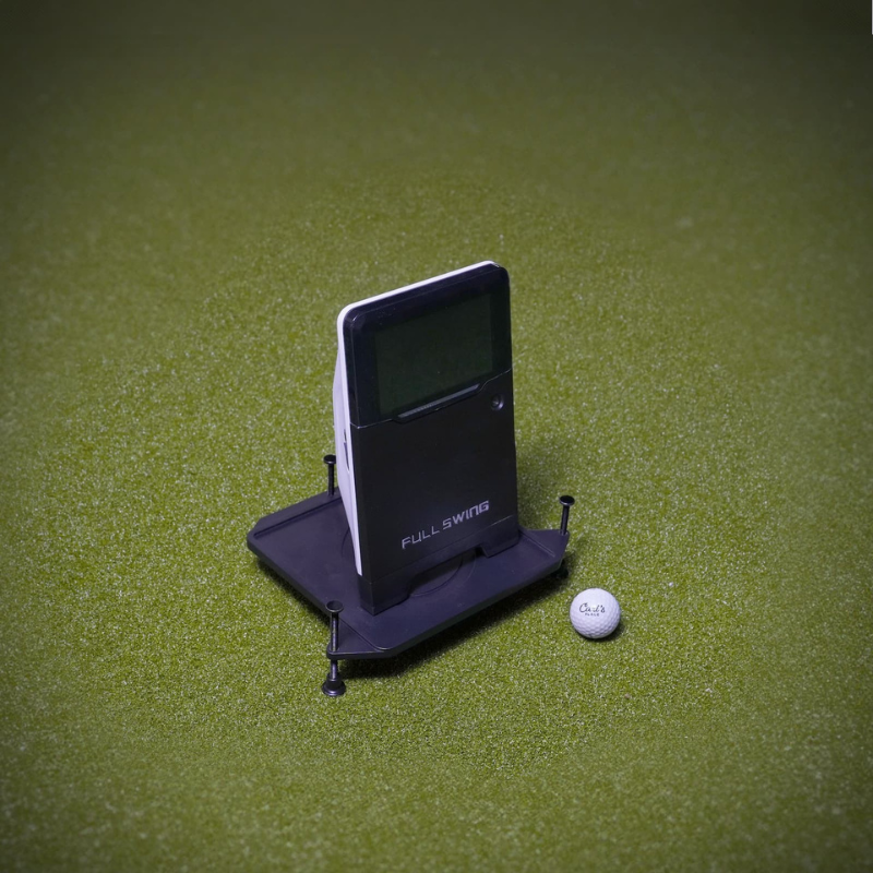 Carl's Place Launch Monitor Alignment Stand XL size with Full Swing KIT Launch Monitor.