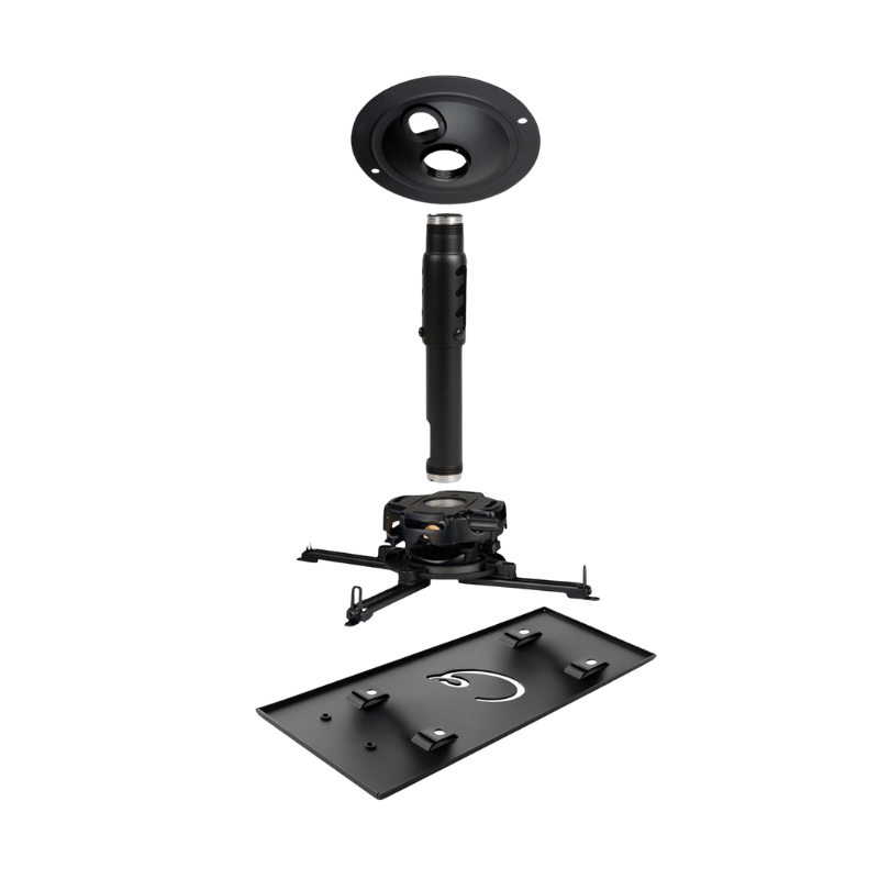 Carl's Place Launch Monitor Ceiling Drop Mount Kit universal mount complete setup.