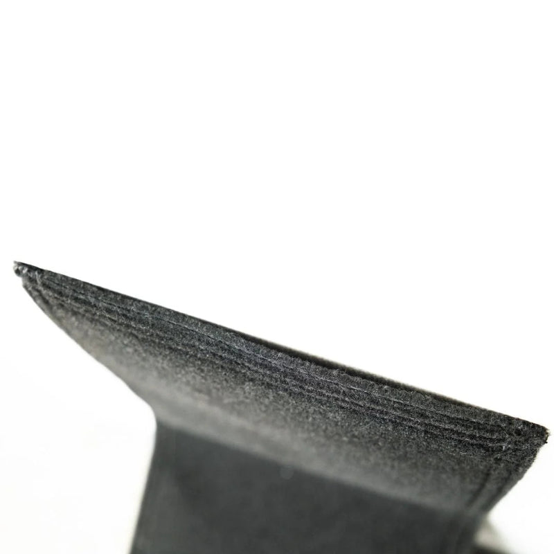 Carpet Panel Gap Pad Golf Simulator Accessory front carpet panel gap pads top view.