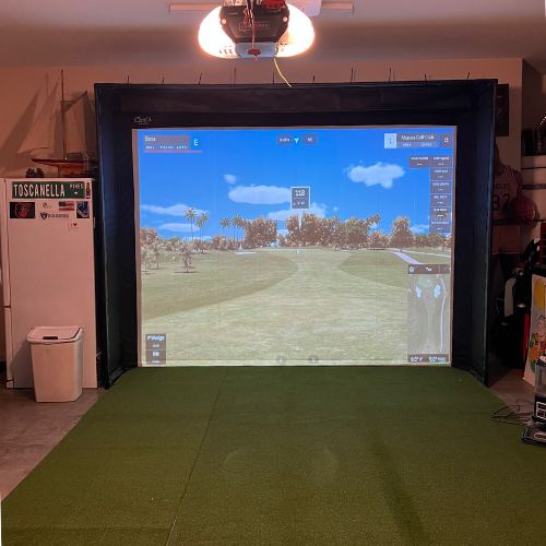 Dana Schmidt — simulator setup