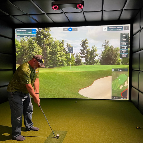 Dayton Budsberg — simulator setup
