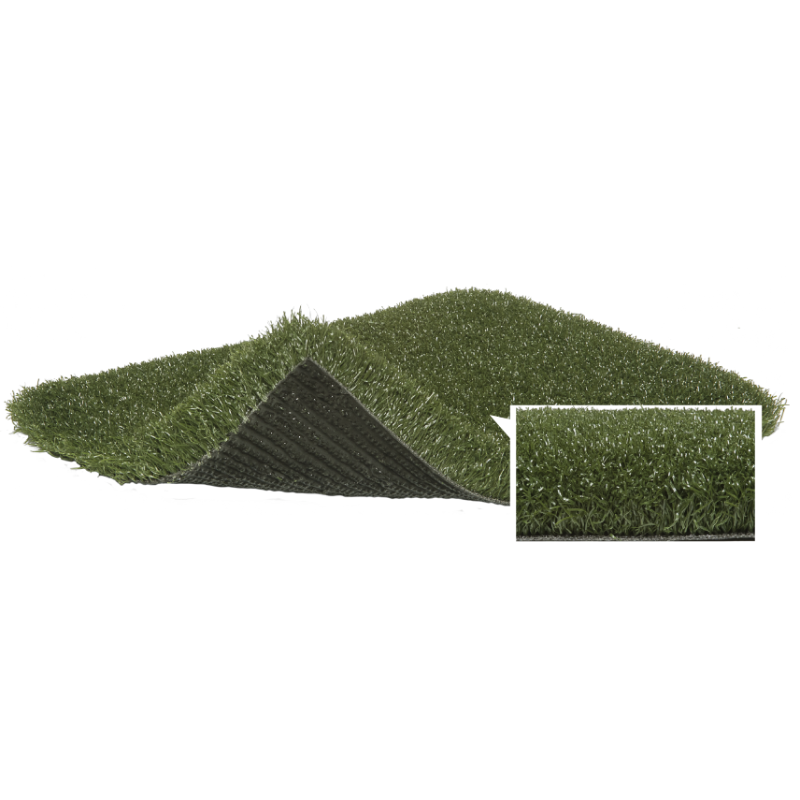 EZ Tee Hybrid 4 foot by 10 foot hitting mat top view.