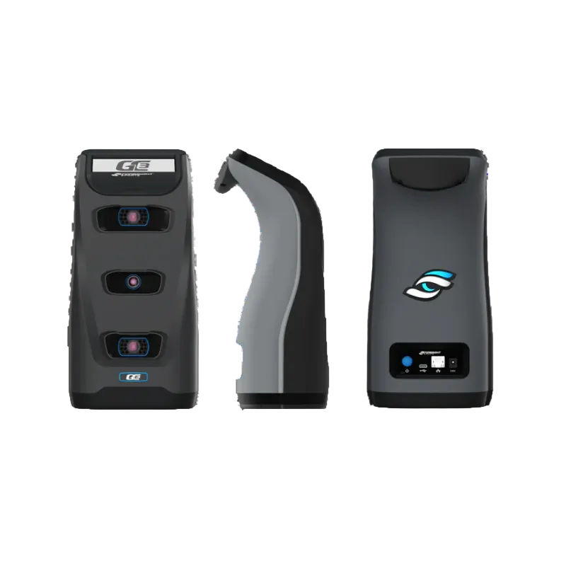 Foresight Sports GC3 Launch Monitor front, side, and rear view.