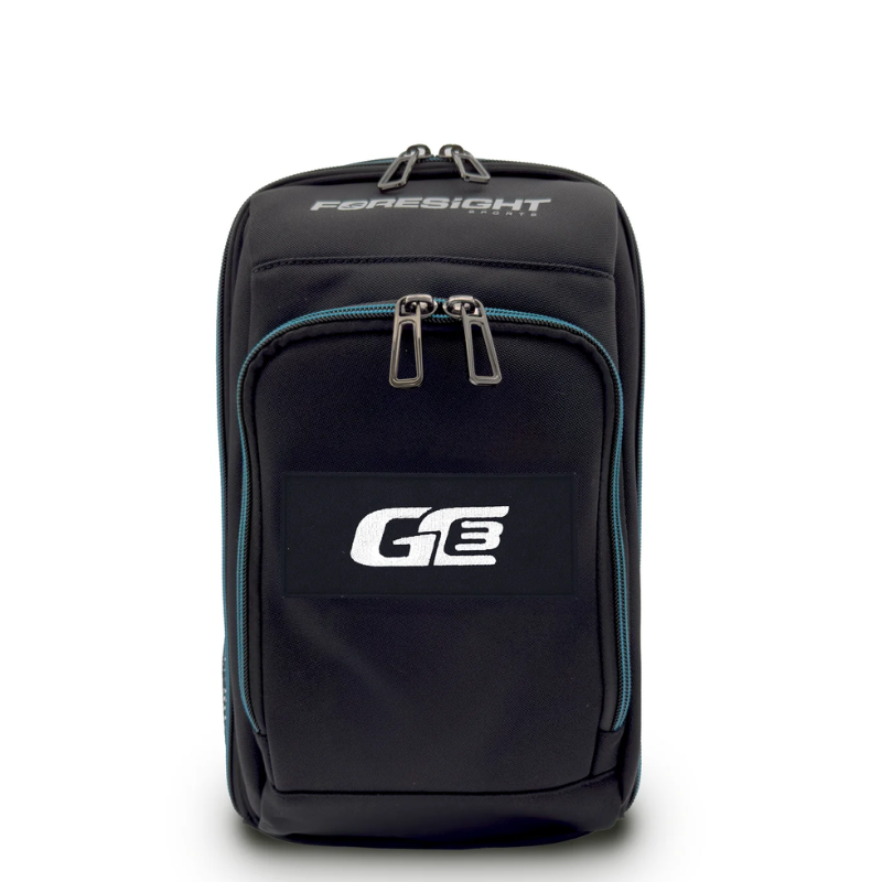 Foresight Sports GC3 Launch Monitor sling bag front view.
