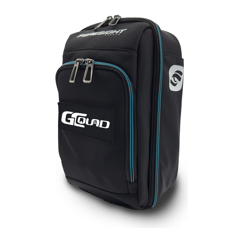 Foresight Sports GCQuad Sling Bag front angled view.