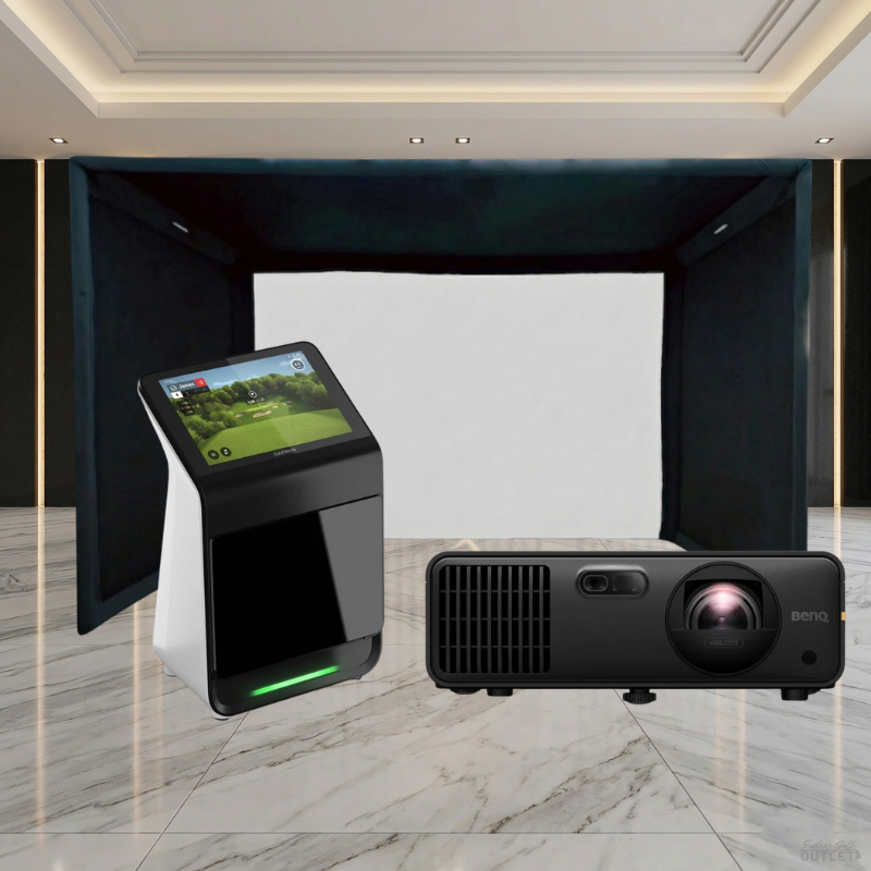 Garmin Approach R50 Launch Monitor Projector SIGPRO Commercial Golf Simulator Enclosure Package