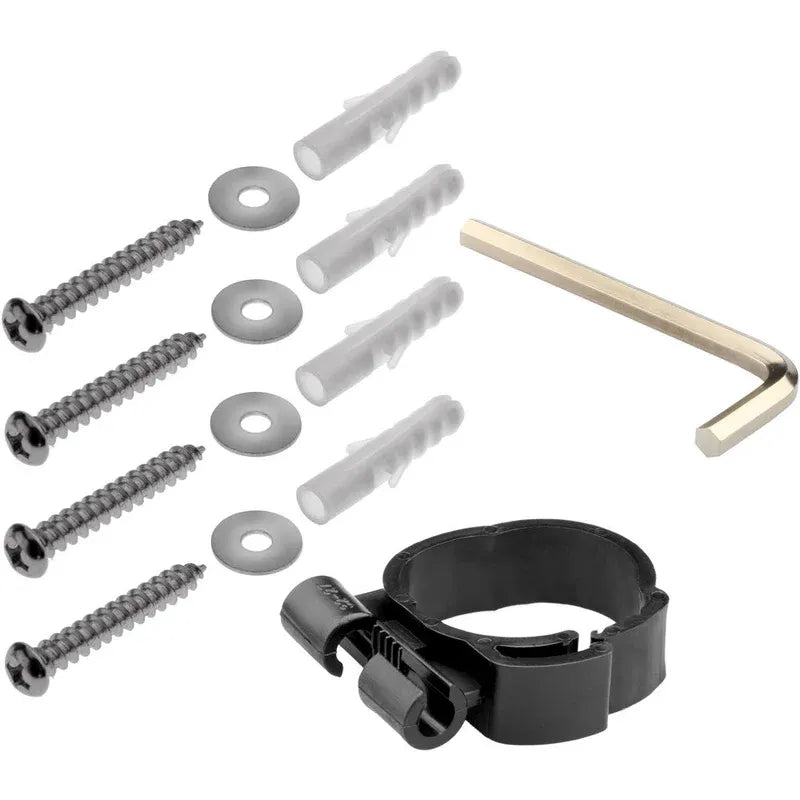 Impact 7 HD Wall Mounted Boom Arm hardware components.