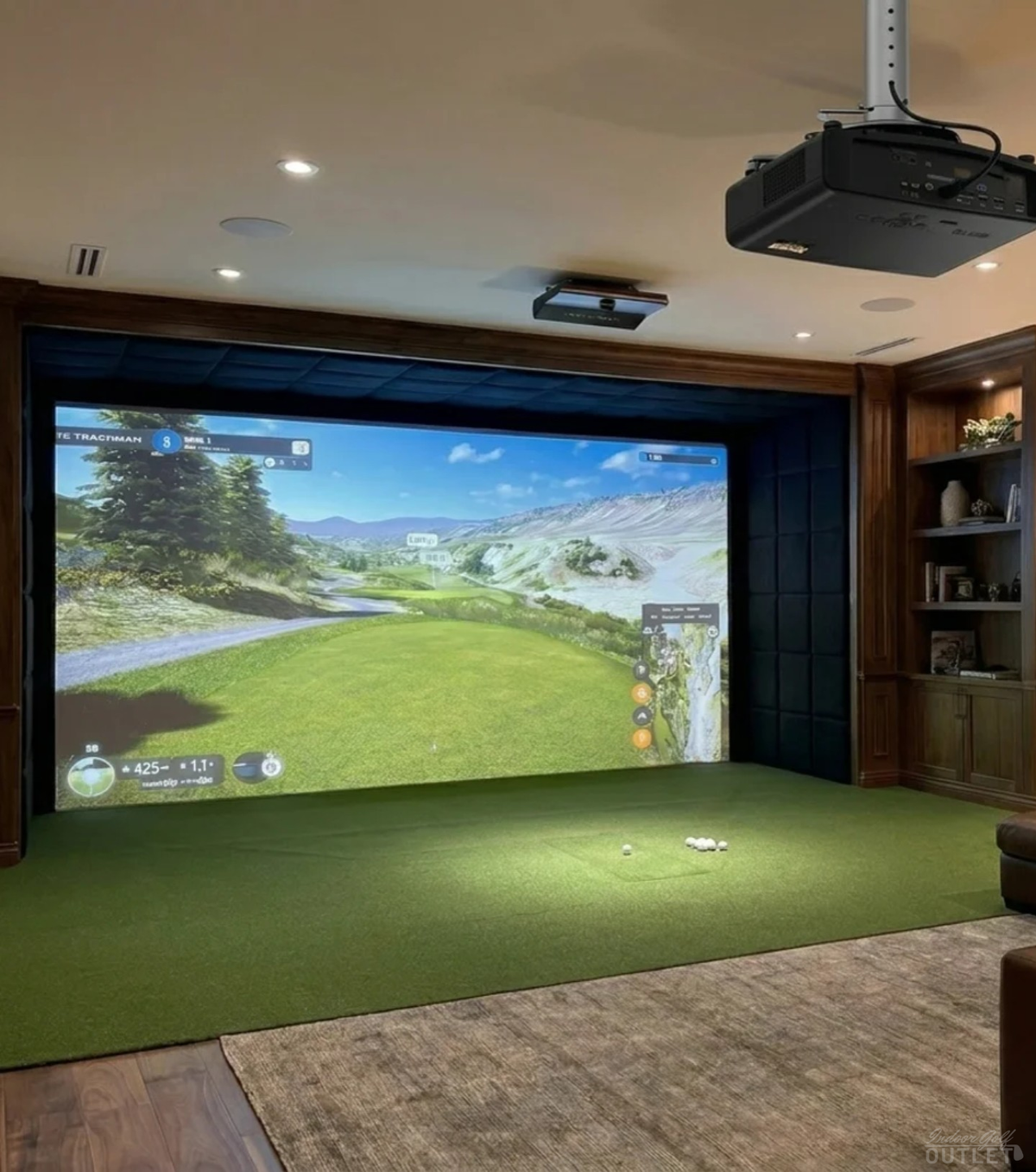 Tailored golf simulator solutions