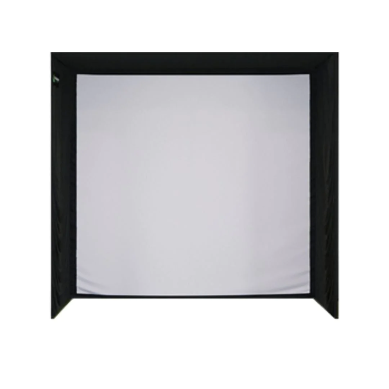 SIG8 Golf Simulator Enclosure front view.