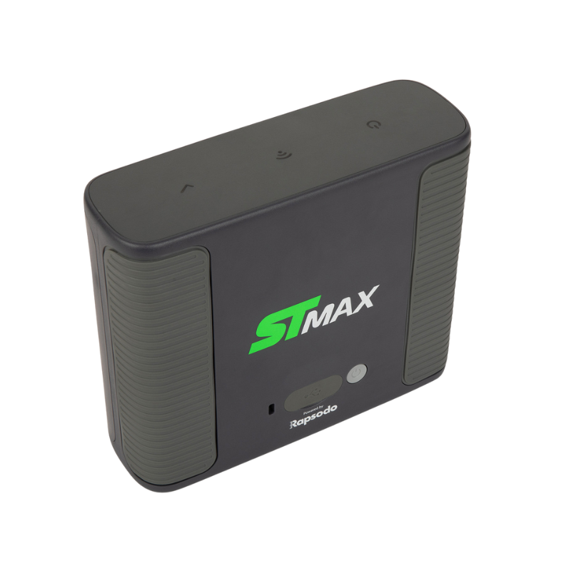 SkyTrak ST MAX Launch Monitor right angled overhead view.
