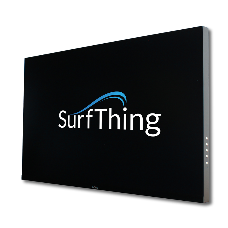 SurfThing ProStation 32" 4K Touch Screen Display (No Stand) angled view.