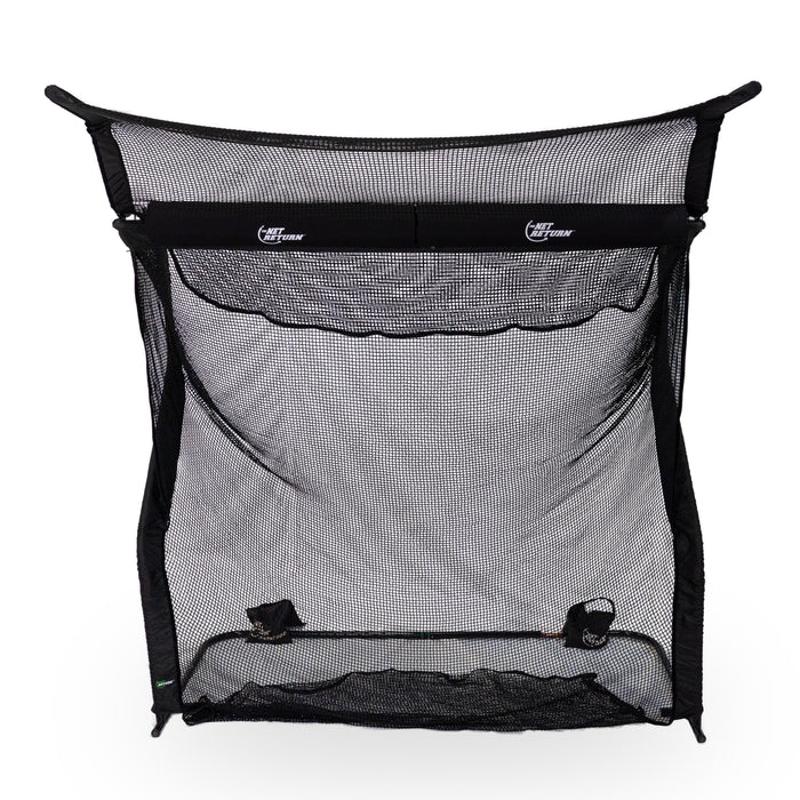 The Net Return No Fly Zone V2 front view net setup.