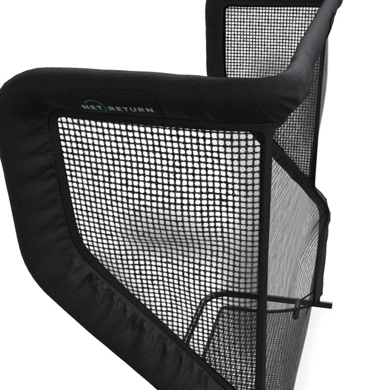 The Net Return Pro Series Golf Net Pro 8 side angle.