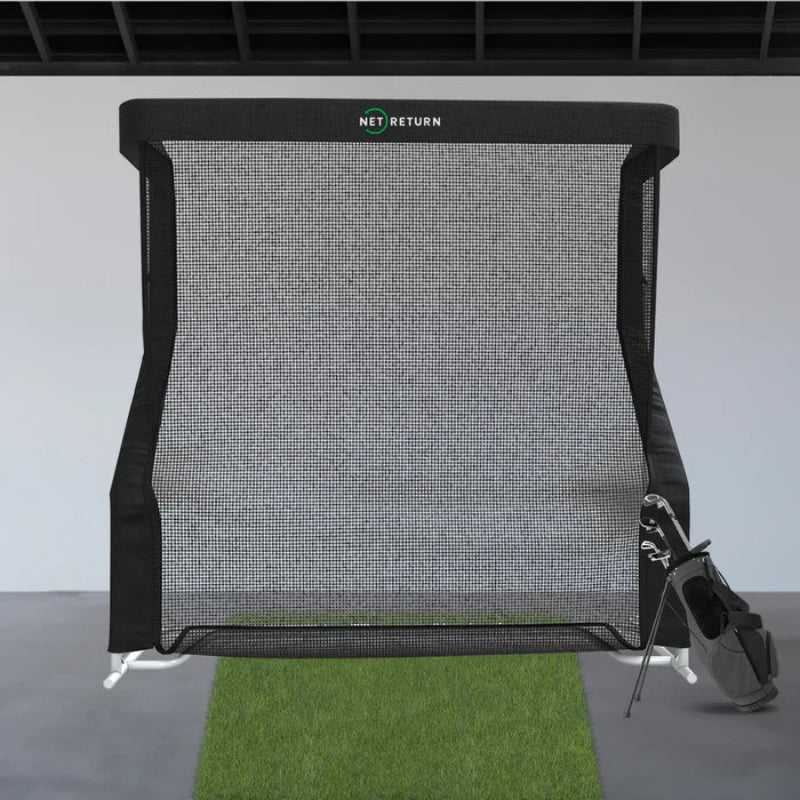 The Net Return Pro Series Golf Package Pro XL Package front view with bag.
