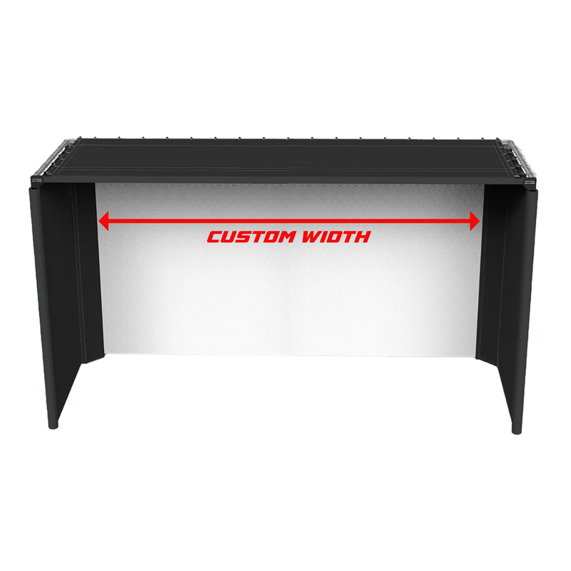 The SportsScreen Parlour Series Golf Simulator Enclosure Custom width hero render view.