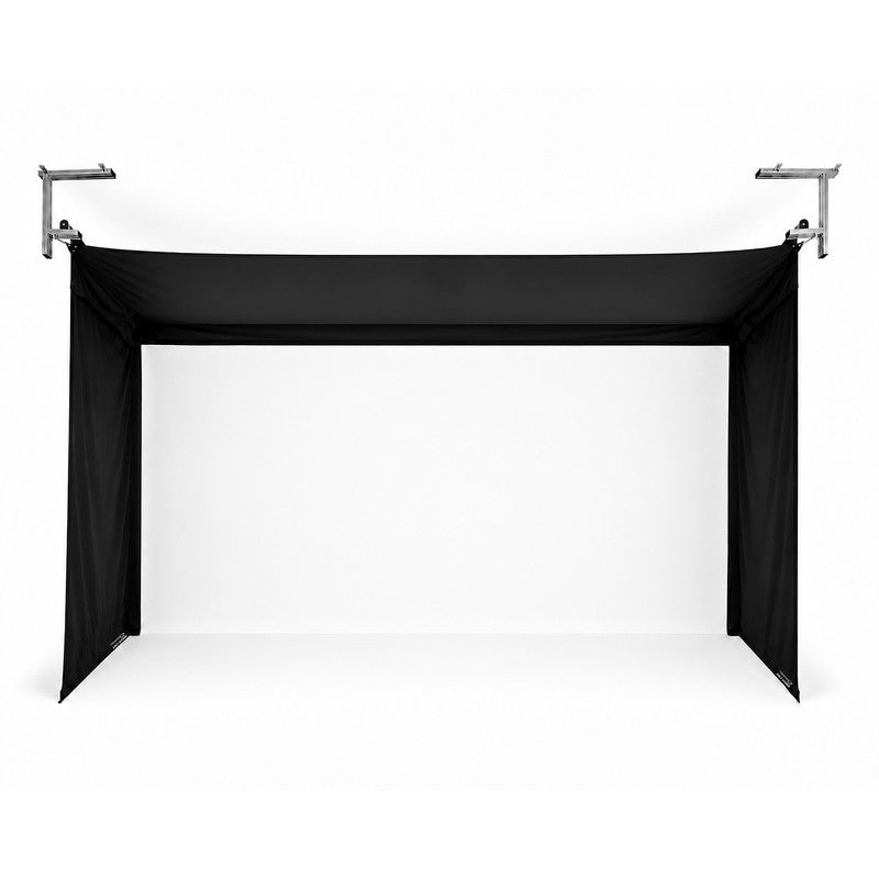 The SportsScreen Vanish Series Golf Simulator Enclosure Vanish 16 hero render view.