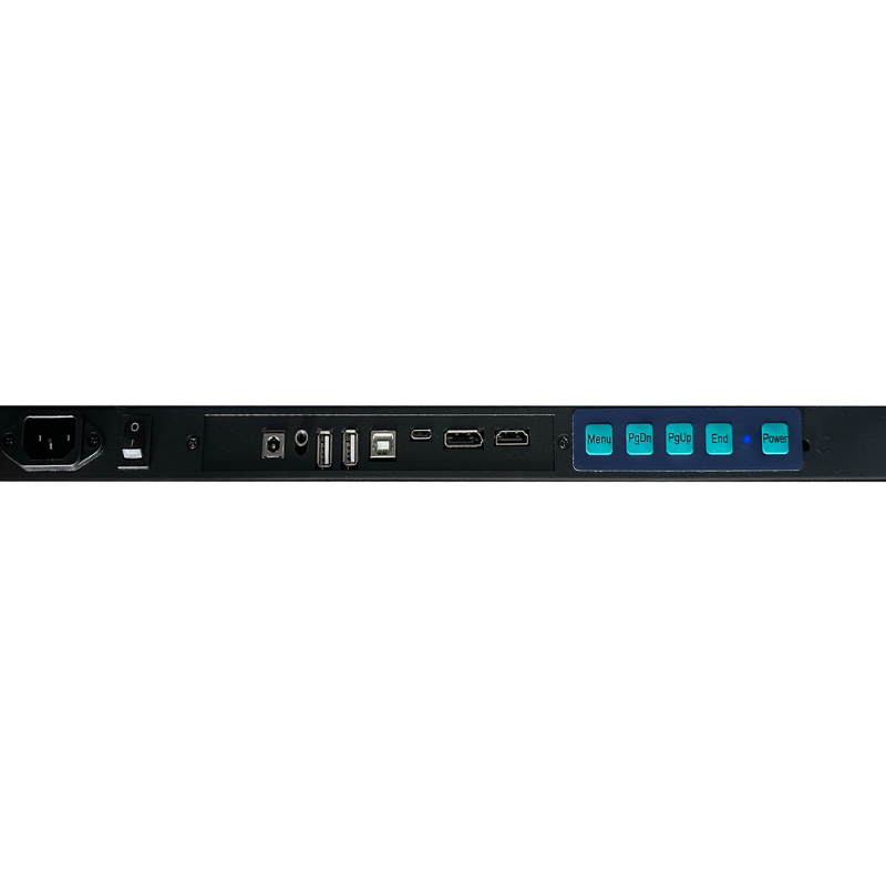 Touch Screen Guru Ultra Series 55" 4K Touch Screen Monitor rear ports.