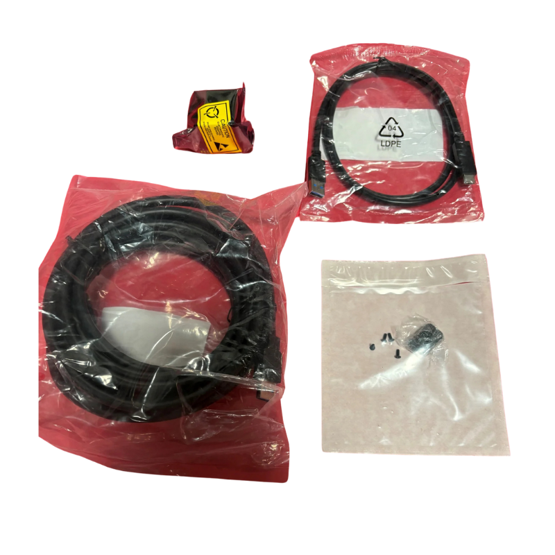 Trackman Usb Swing Camera top view of cable kit overview.
