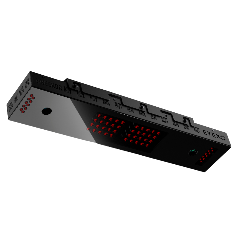 Uneekor EYE XO Launch Monitor side view.
