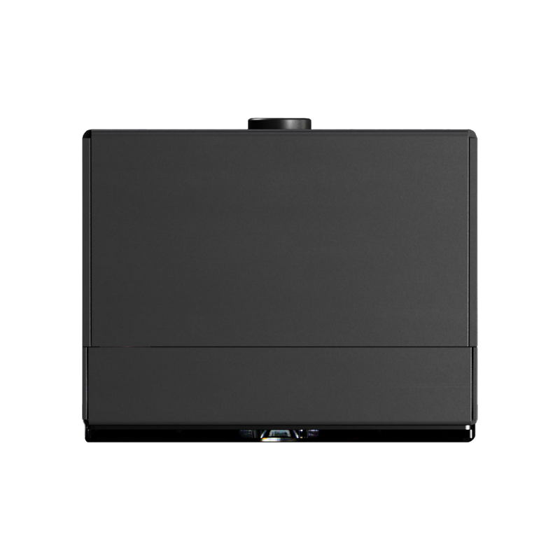 Uneekor EYE XR Launch Monitor top view flat black case.