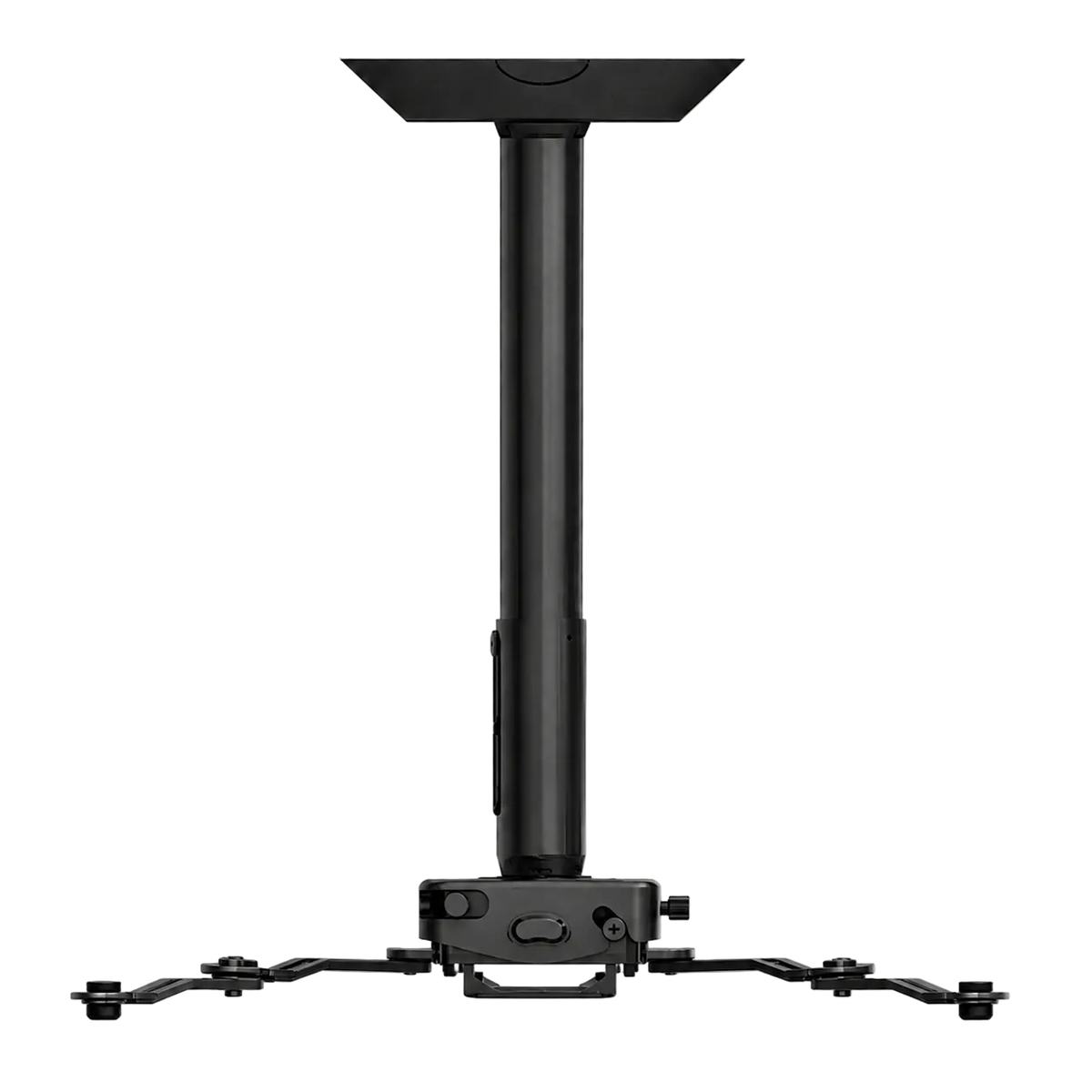 Universal Projector Ceiling Mount with Additional Extenders front view.