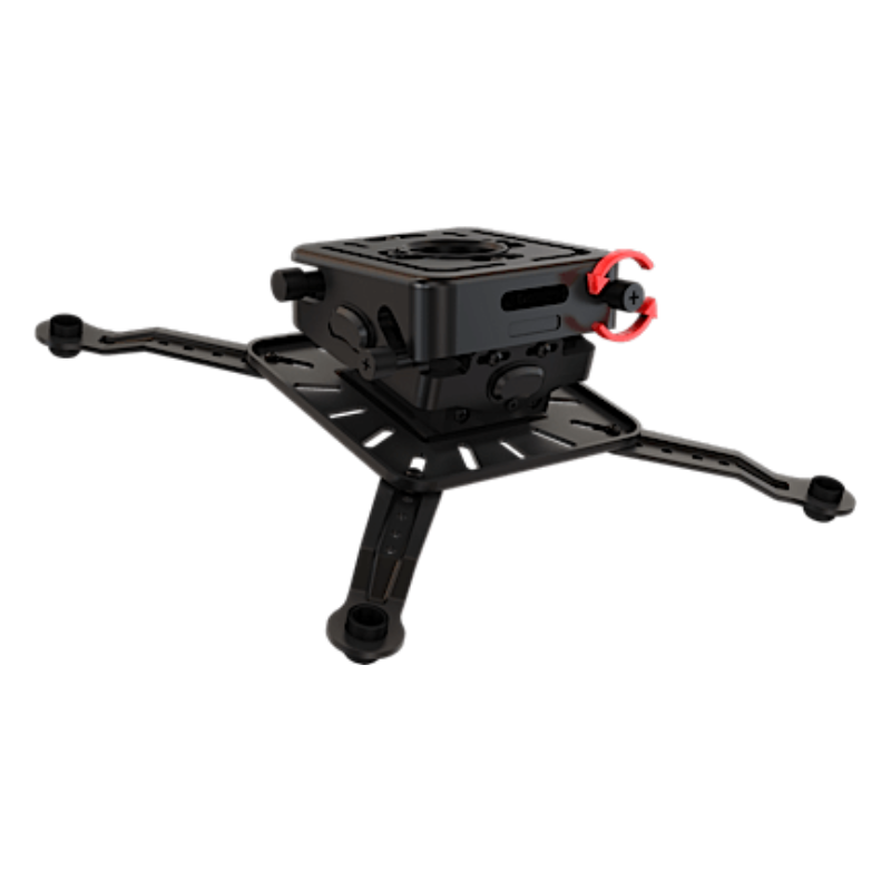 Universal Projector Mount with Addition Extenders showing rotation.