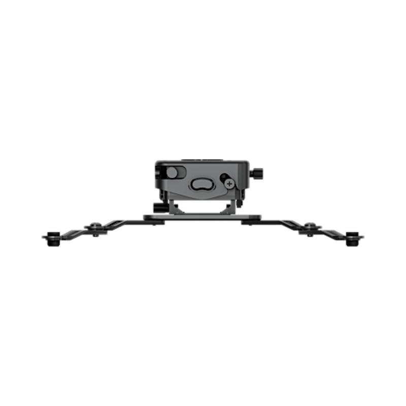 Universal Projector Mount with Addition Extenders side view.